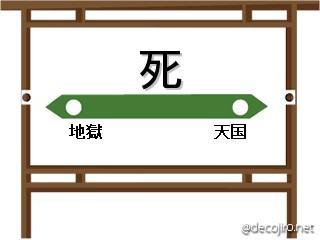 駅看板 - 死そして・・・