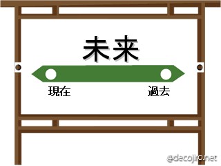駅看板 - なにかちがう。